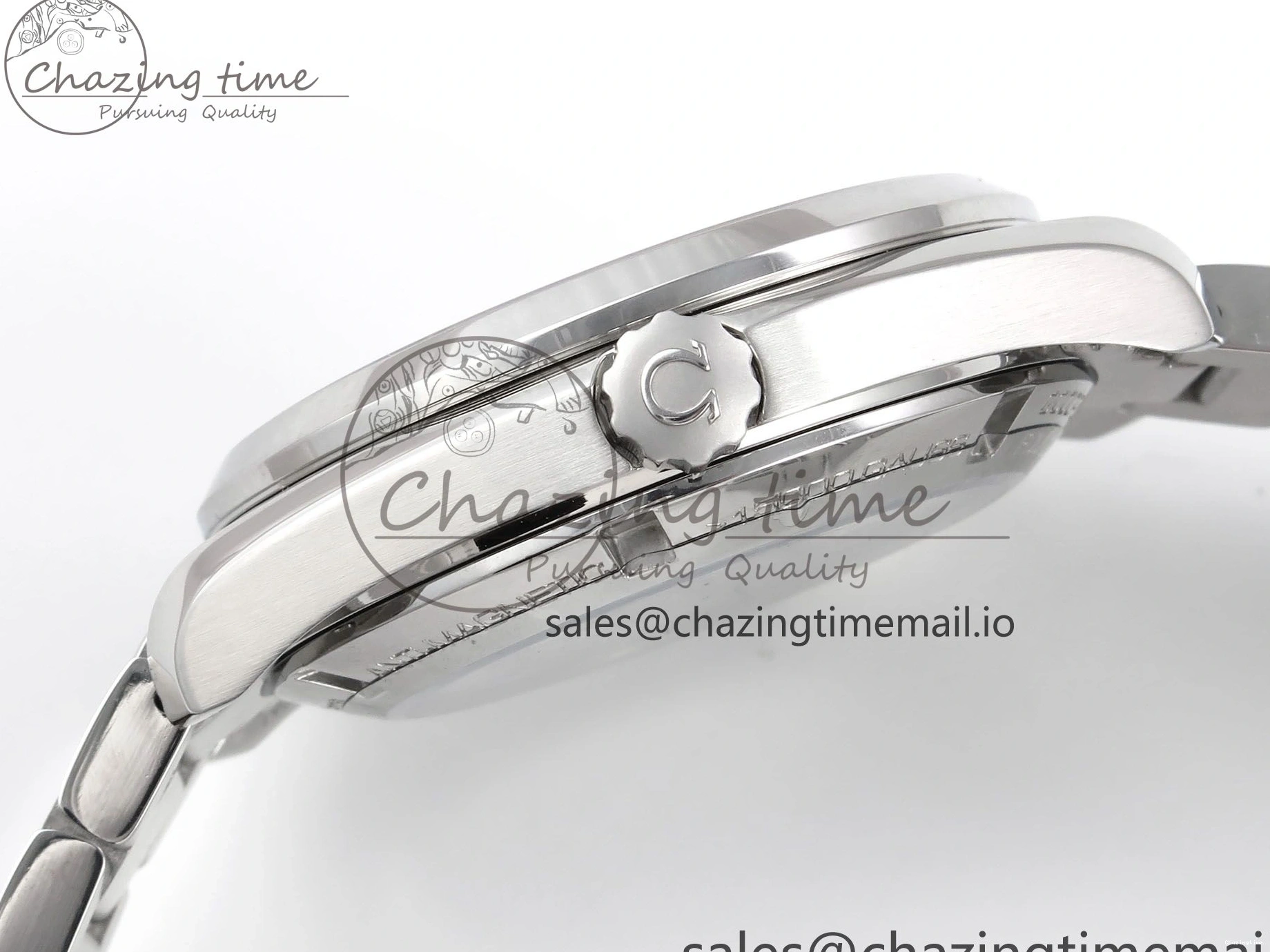0508 Snug Aqua Terra 150M GMT OMF 1:1 Best Edition White RG Textured Dial on SS Bracelet A 7714